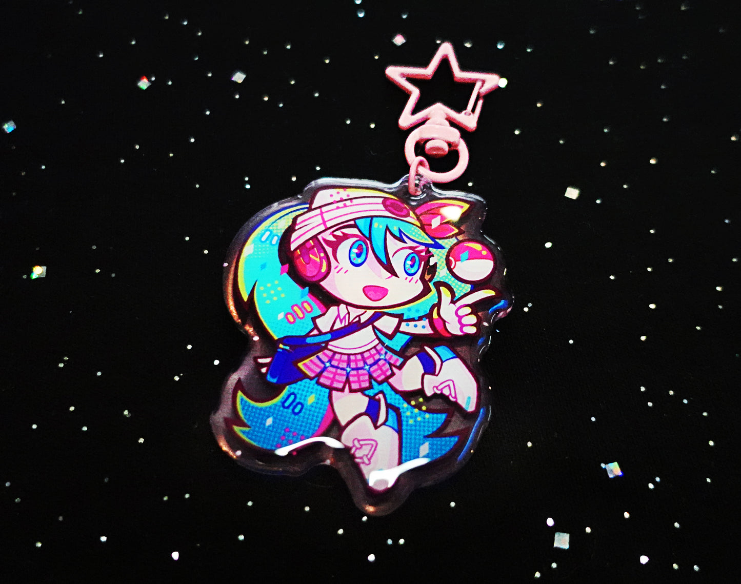 Psychic-Type Miku 2.5" Acrylic Charm