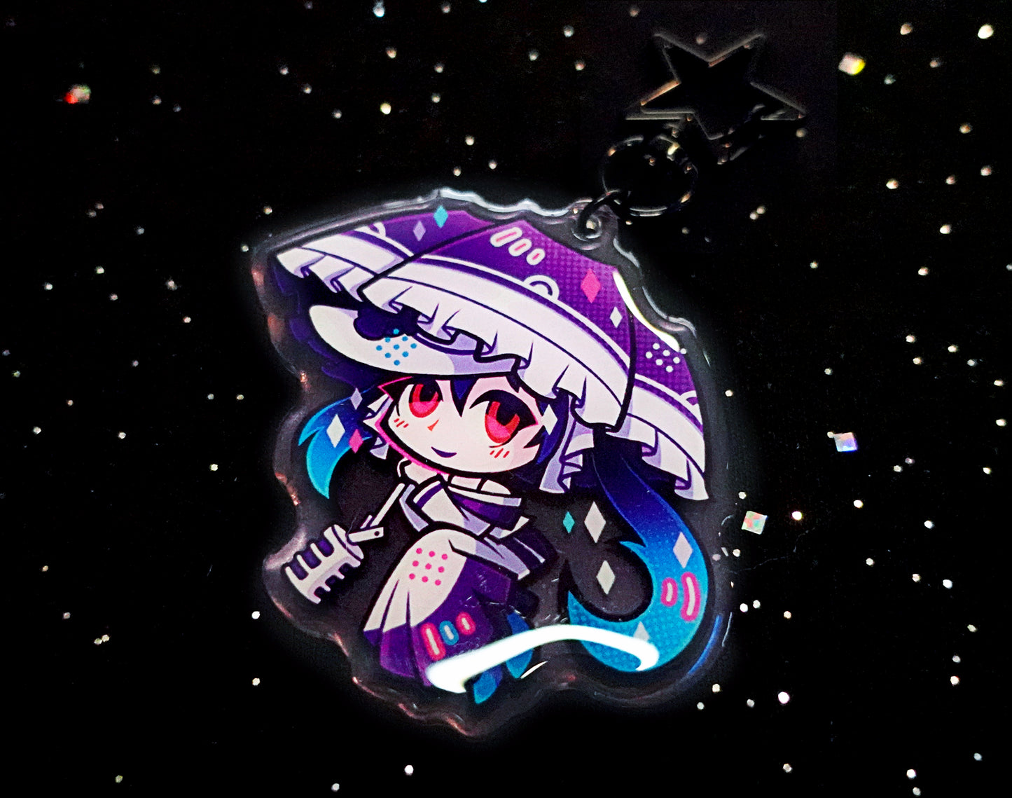 Dark-Type Miku 2.5" Acrylic Charm