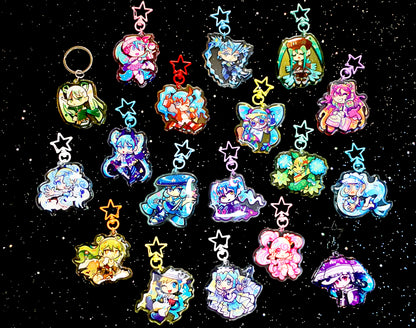 Dark-Type Miku 2.5" Acrylic Charm
