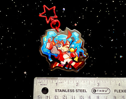 Dark-Type Miku 2.5" Acrylic Charm
