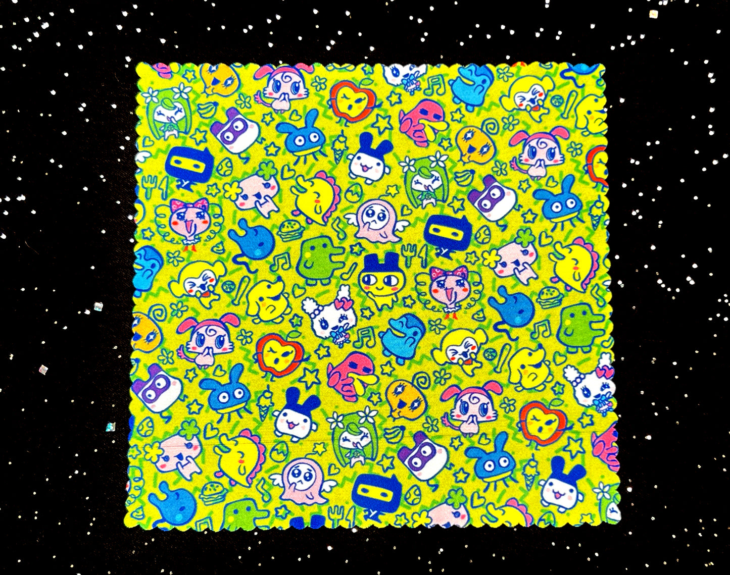 Tamagotchi Time Microfiber Cloth