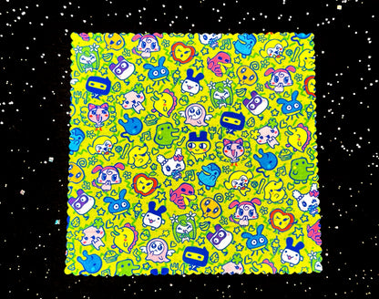 Tamagotchi Time Microfiber Cloth