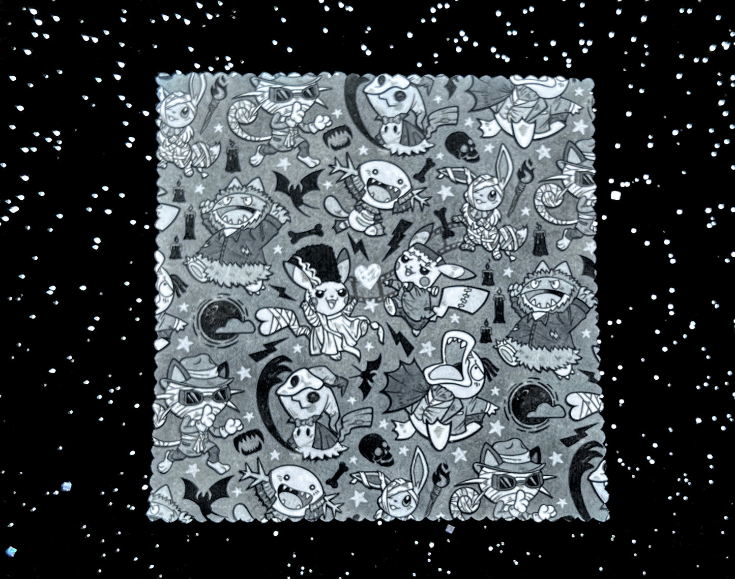 Monster Mash Microfiber Cloth