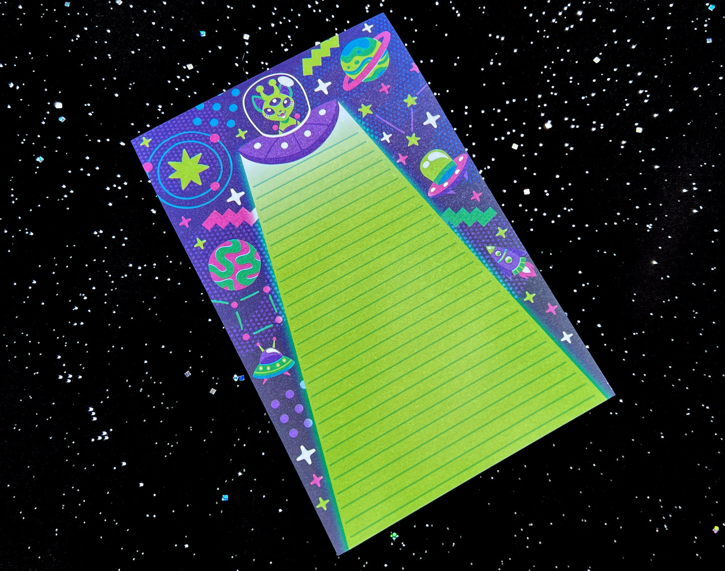 Alien Cat Planner Pad