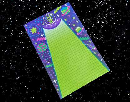 Alien Cat Planner Pad