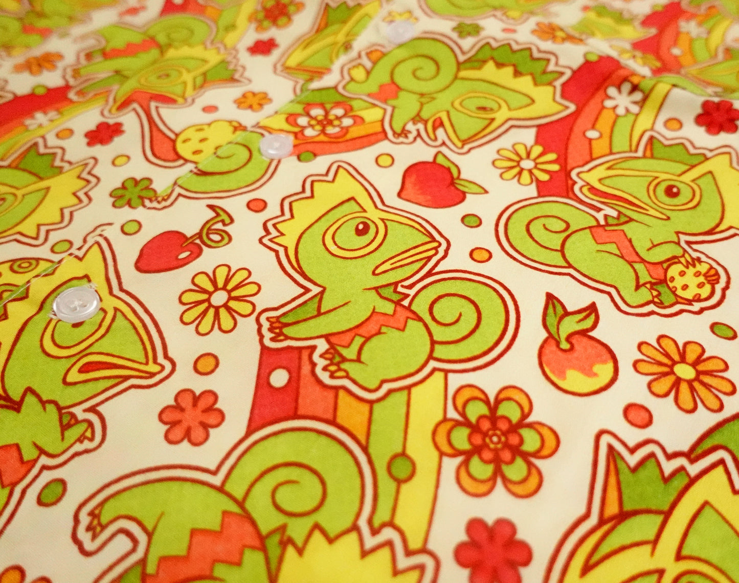Kaleidoscopic Kecleon Button Up Shirt