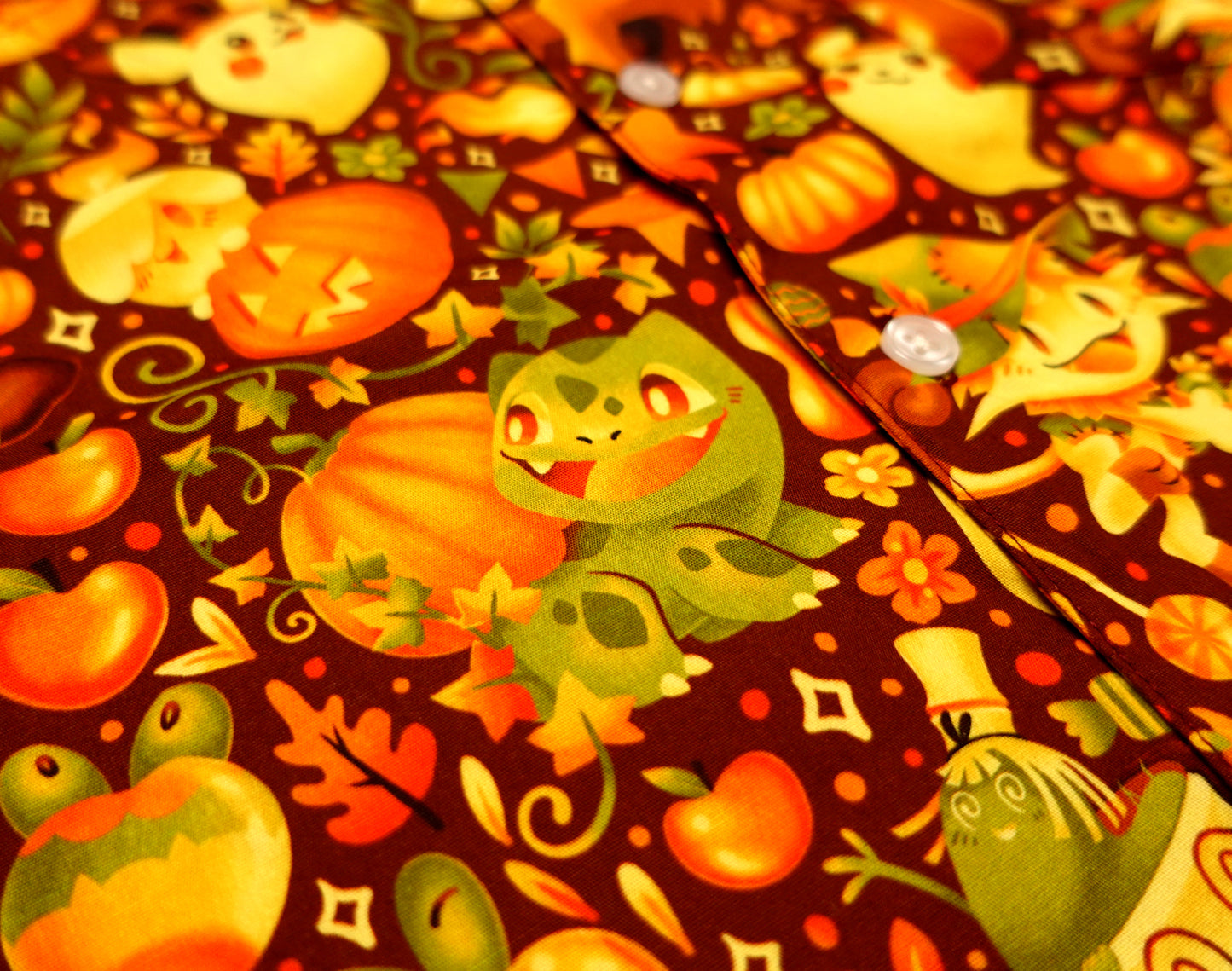 Haunted Harvest Button Up Shirt