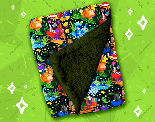 Pikmin Garden Blanket