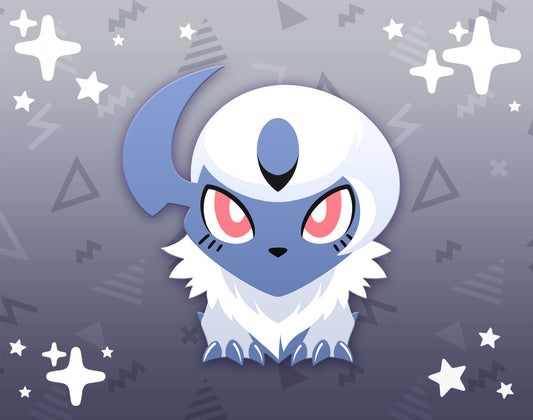 Absol Dyed Enamel Pin
