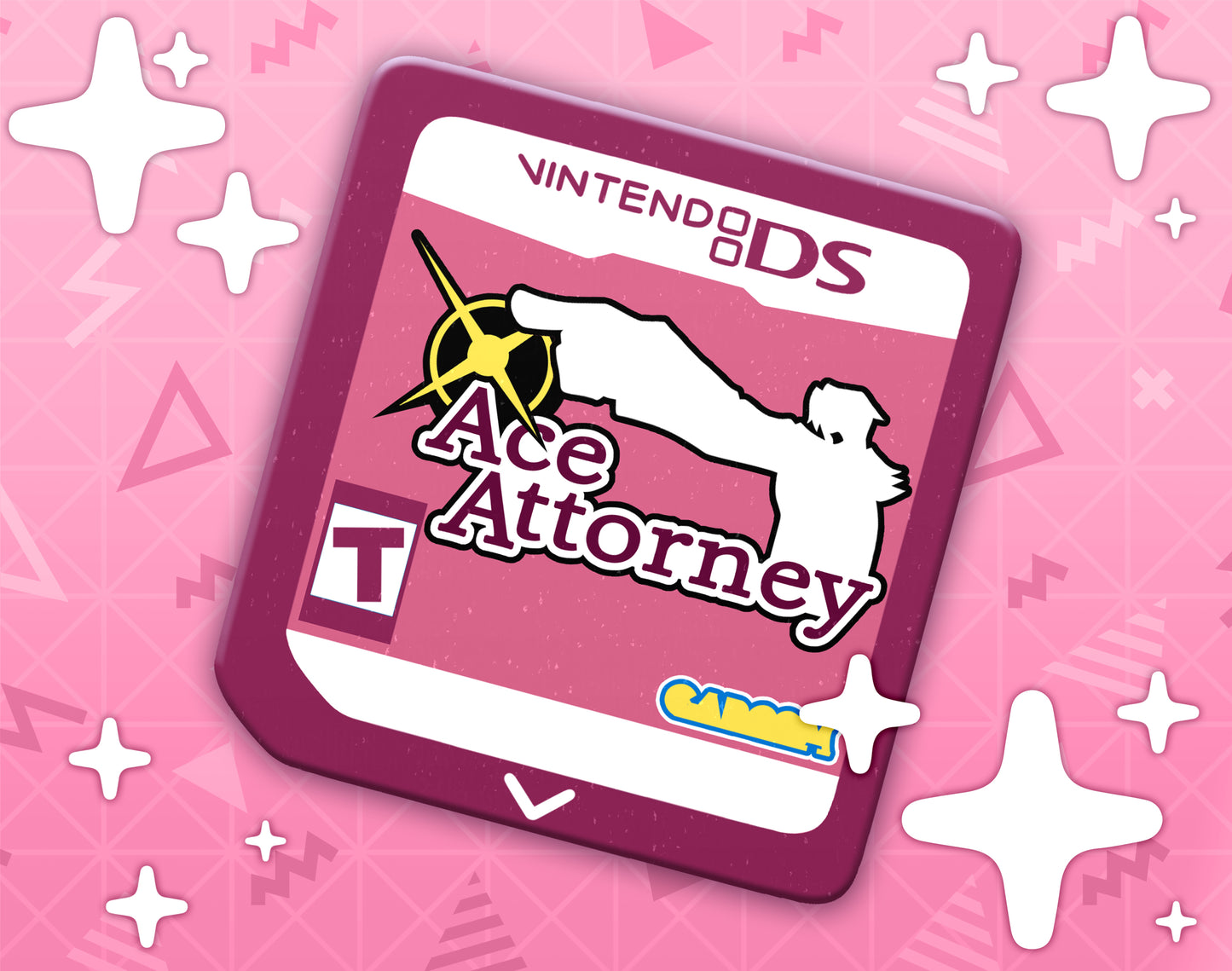 Ace Attorney (Miles) DS Dyed Enamel Pin
