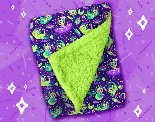 Alien Cat Blanket