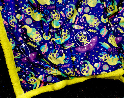 Alien Cat Blanket