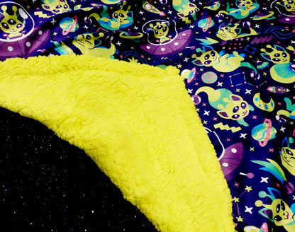 Alien Cat Blanket