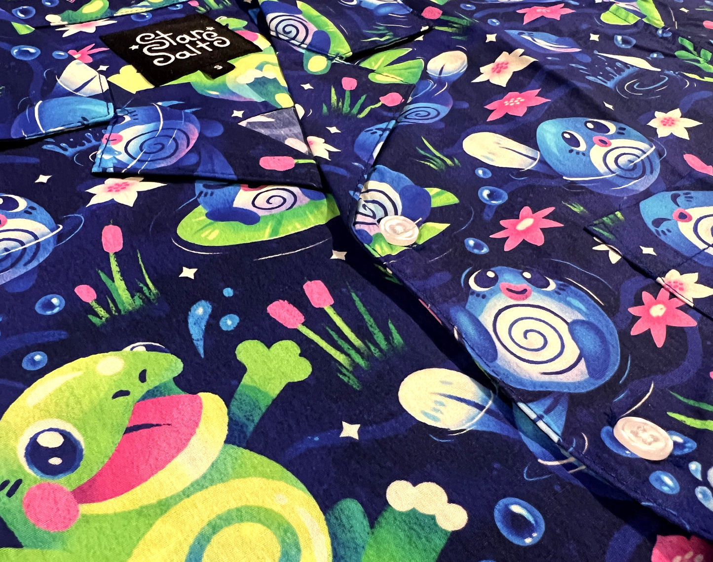 Poliwag Button Up Shirt