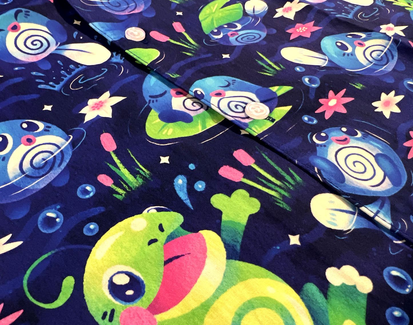 Poliwag Button Up Shirt