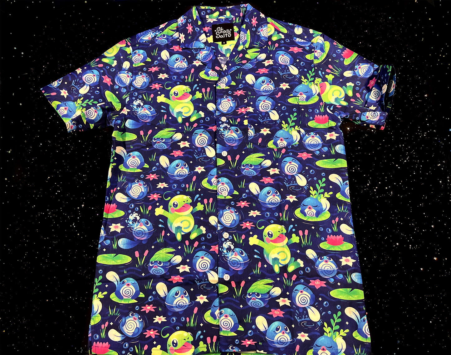 Poliwag Button Up Shirt