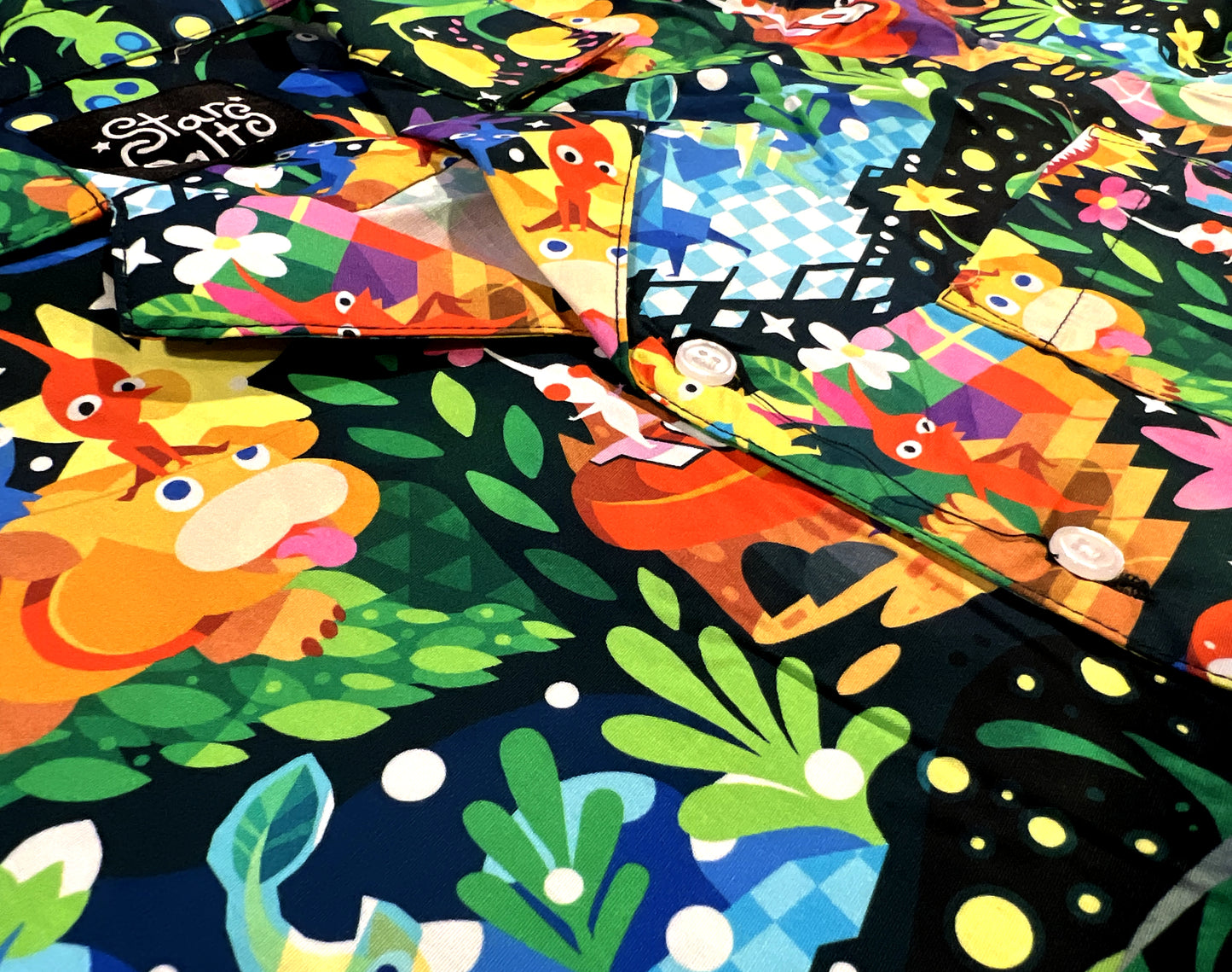 Pikmin Garden Button Up Shirt