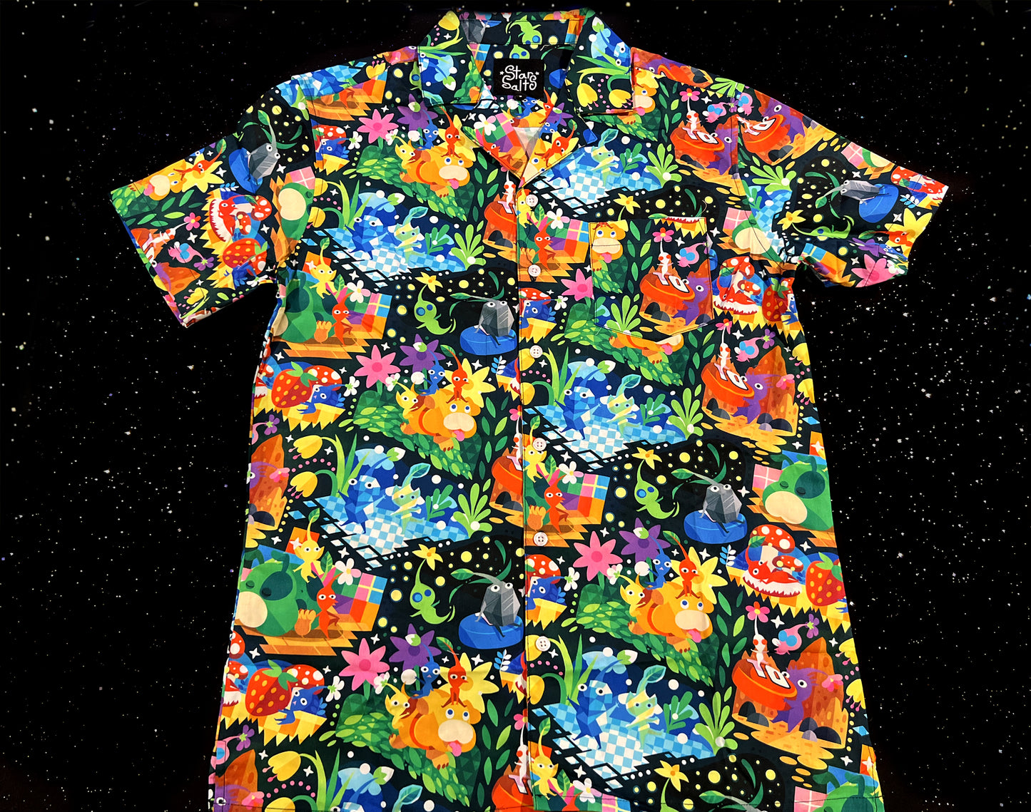 Pikmin Garden Button Up Shirt