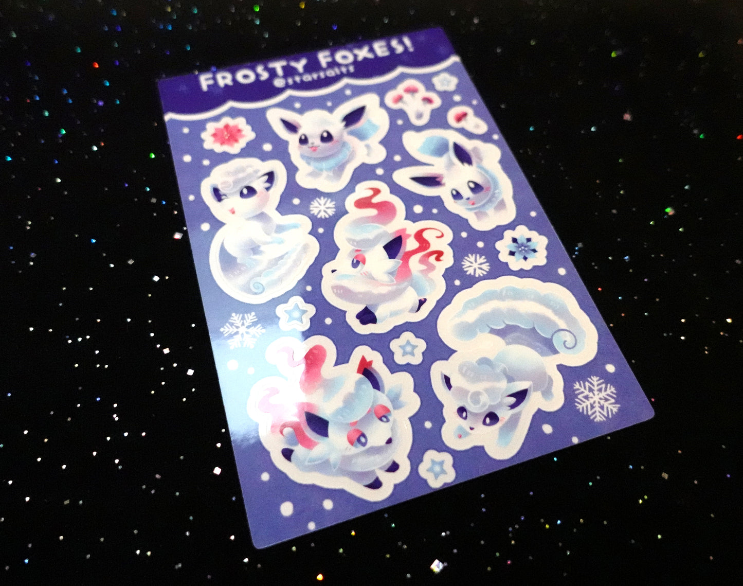Frosty Foxes Sticker Sheet