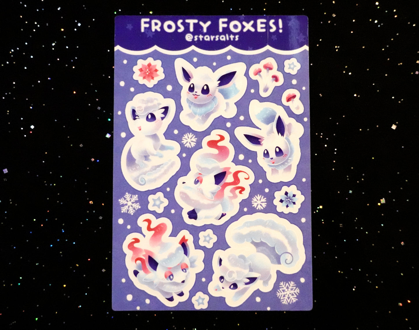 Frosty Foxes Sticker Sheet
