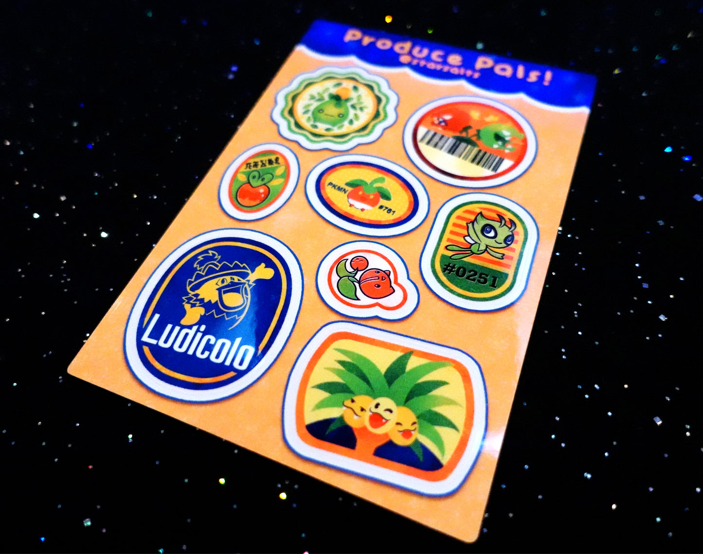 Produce Pals Sticker Sheet