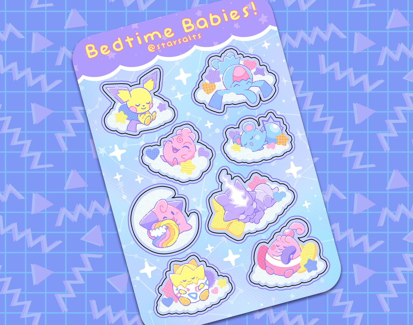 Bedtime Babies Sticker Sheet