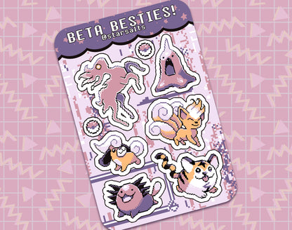 Betamon Sticker Sheet