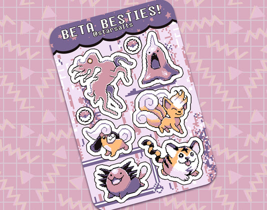 Betamon Sticker Sheet