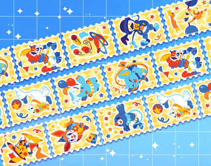 Big Top Buddies Stamp Washi Tape