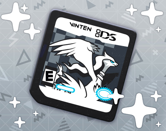 Black DS Dyed Enamel Pin