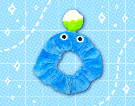 Blue Pikmin Plush Scrunchie