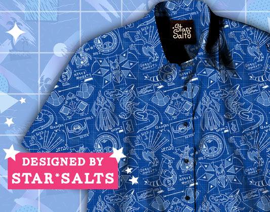 Paradox Blueprints Button Up Shirt