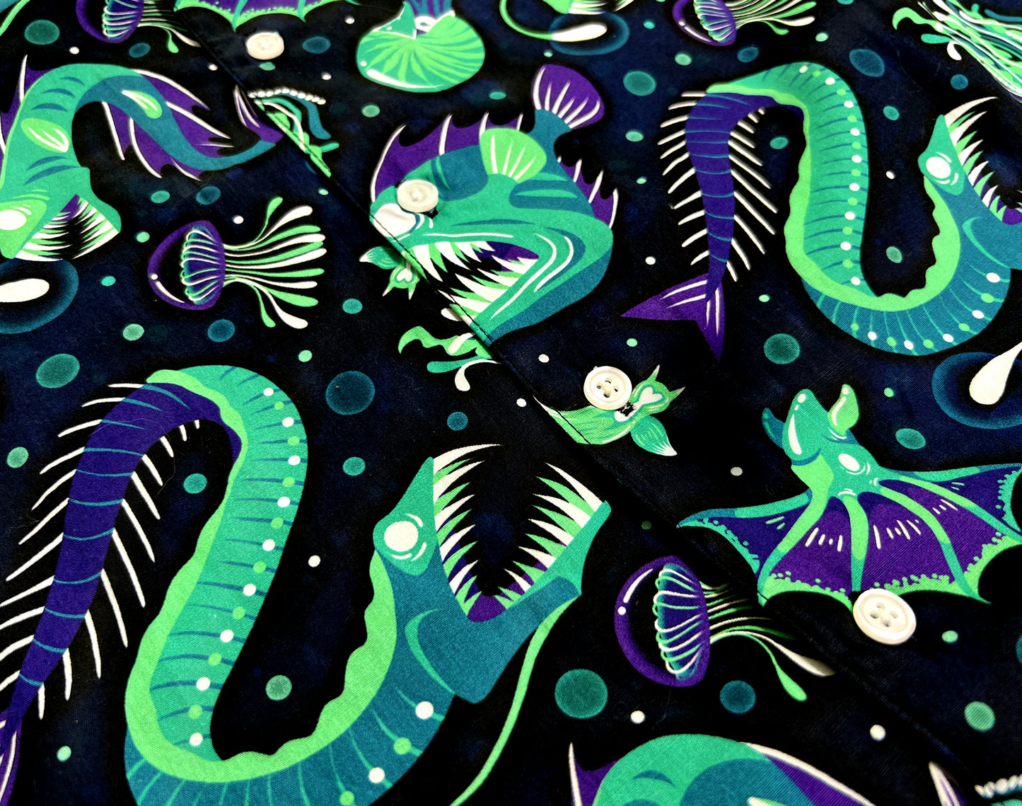 Deep Sea Button Up Shirt