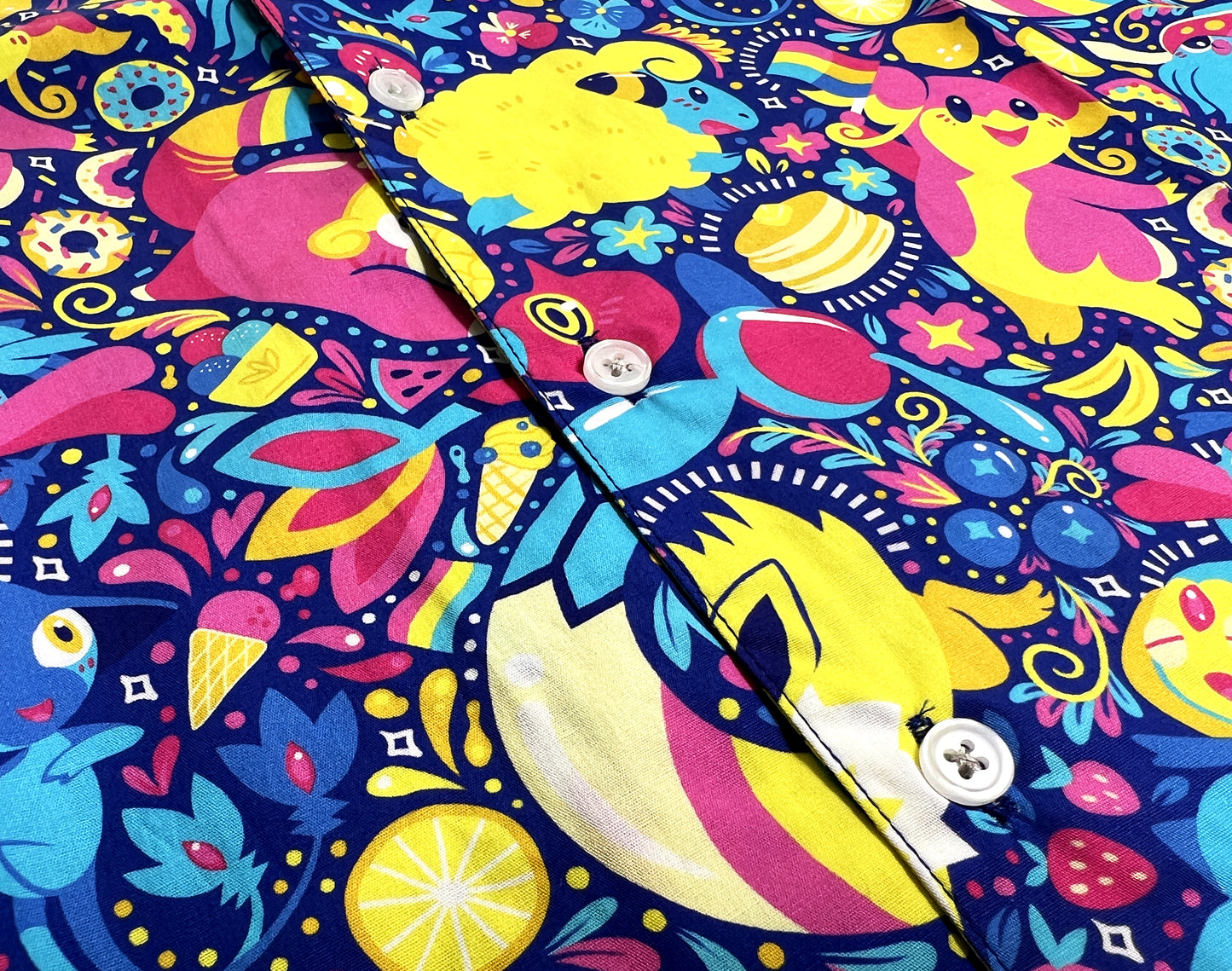Pansexual Pride Button Up Shirt