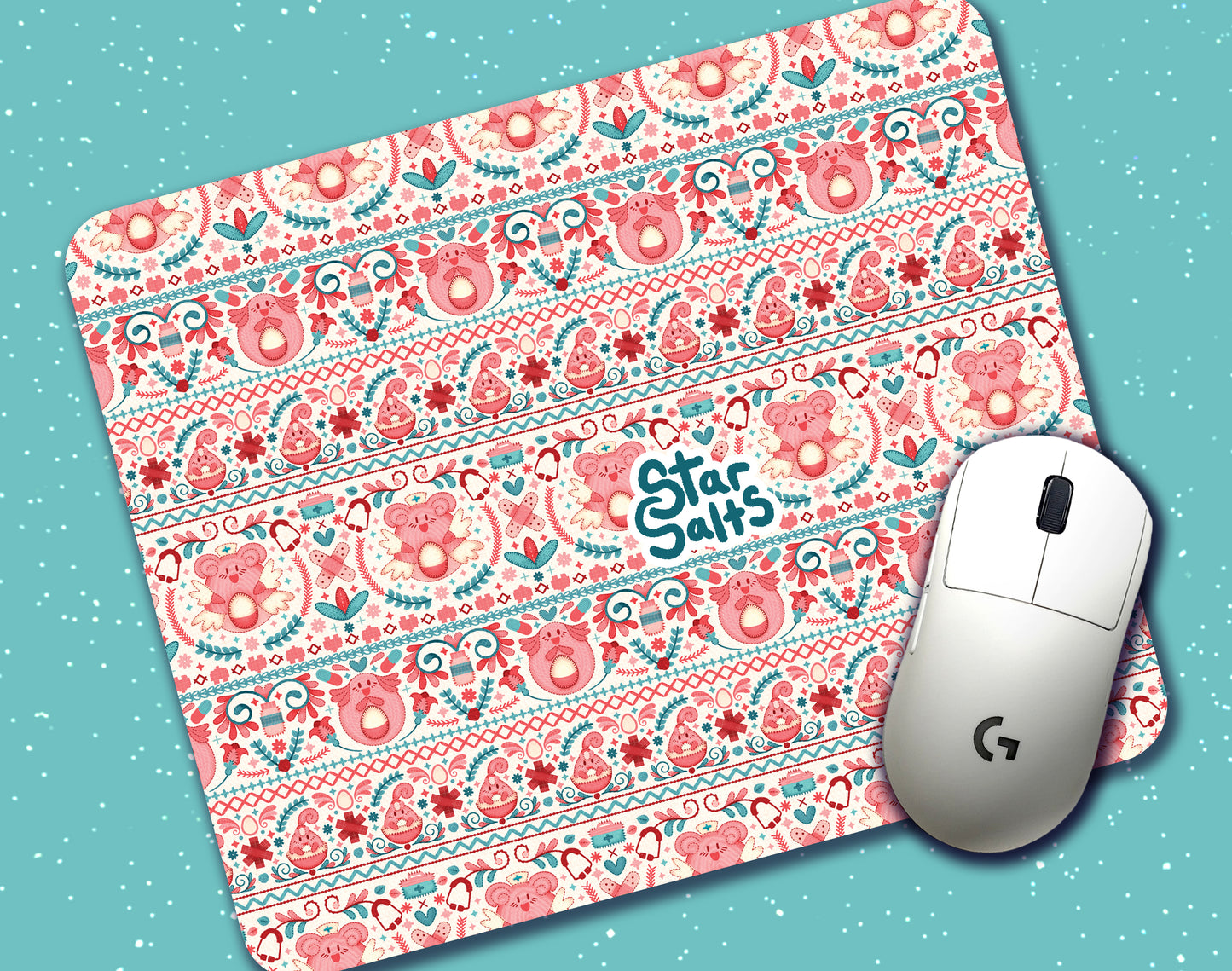 Cross Stich Chansey Mousepad