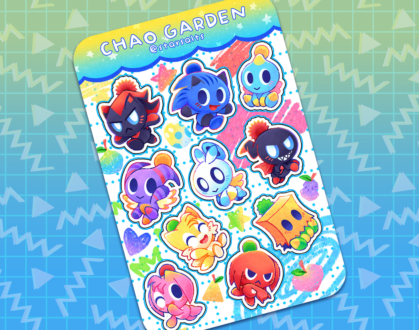 Chao Garden Sticker Sheet