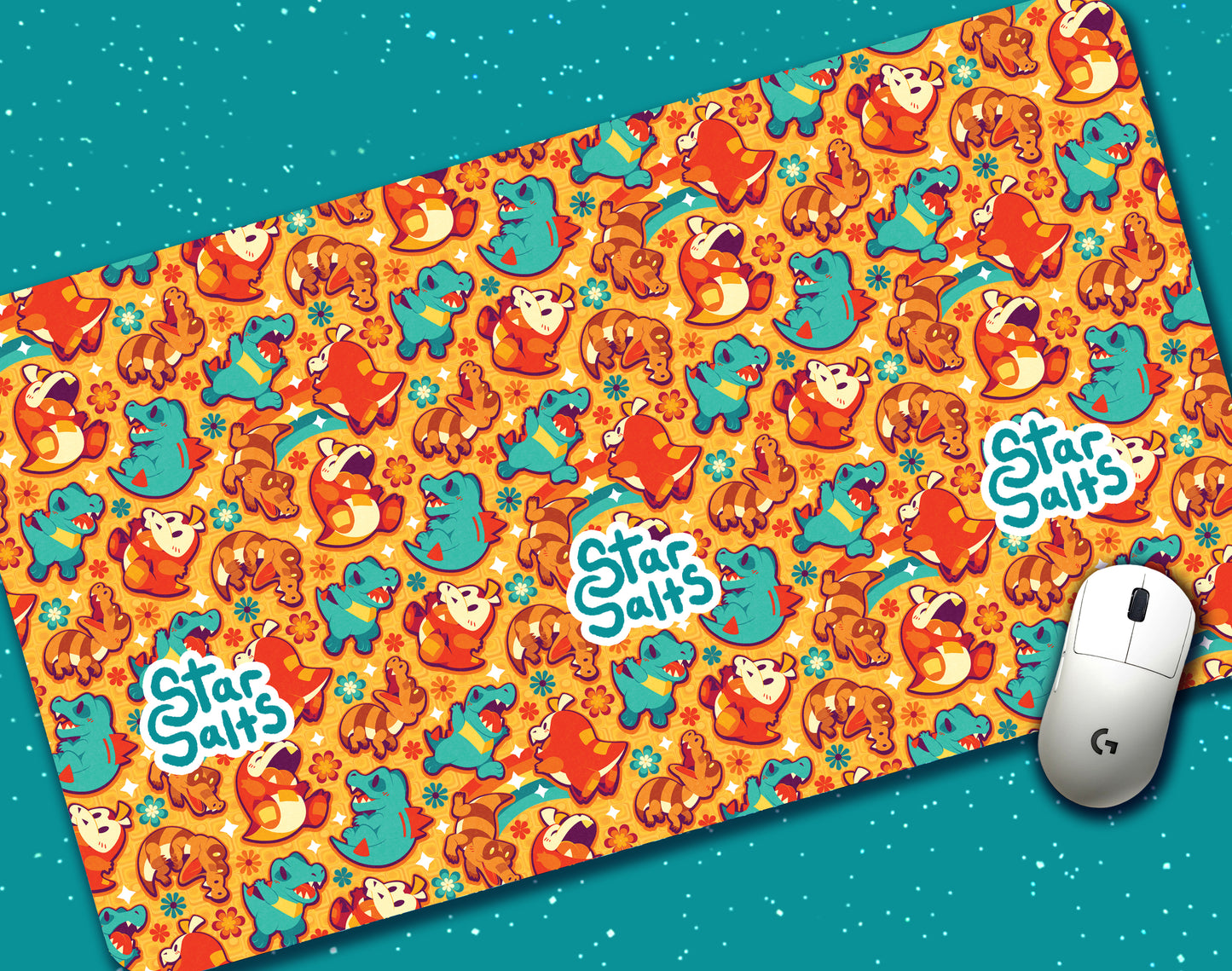 Crocodile Rock Jumbo Desk Mat