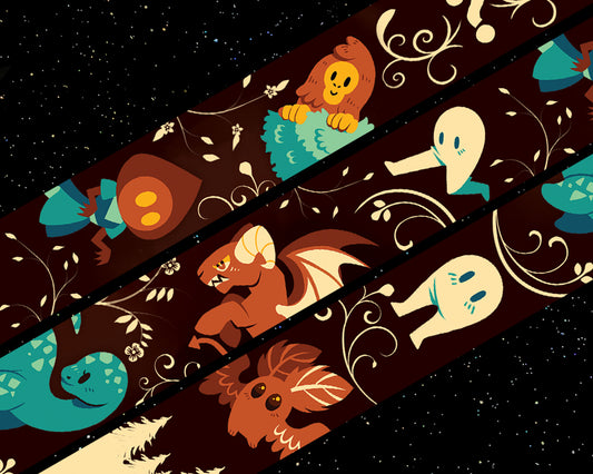 Colorful Cryptids Lanyard