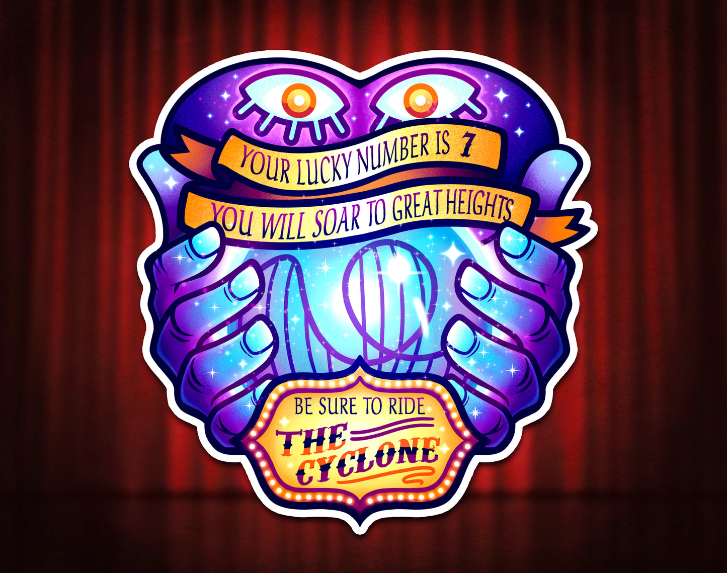 Ride the Cyclone Sticker
