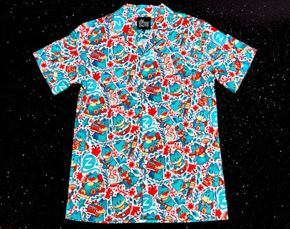 Many Munchlax Button Up Shirt