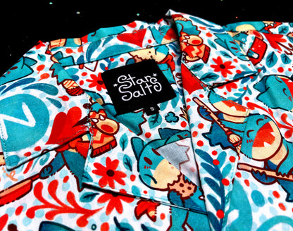 Many Munchlax Button Up Shirt