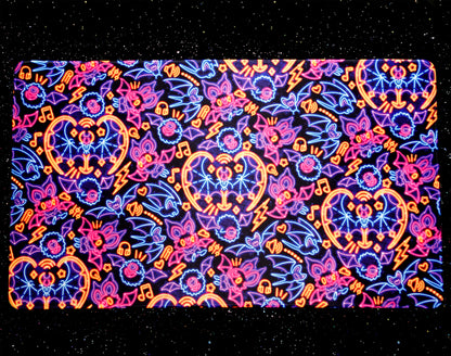 Neon Bats Jumbo Desk Mat