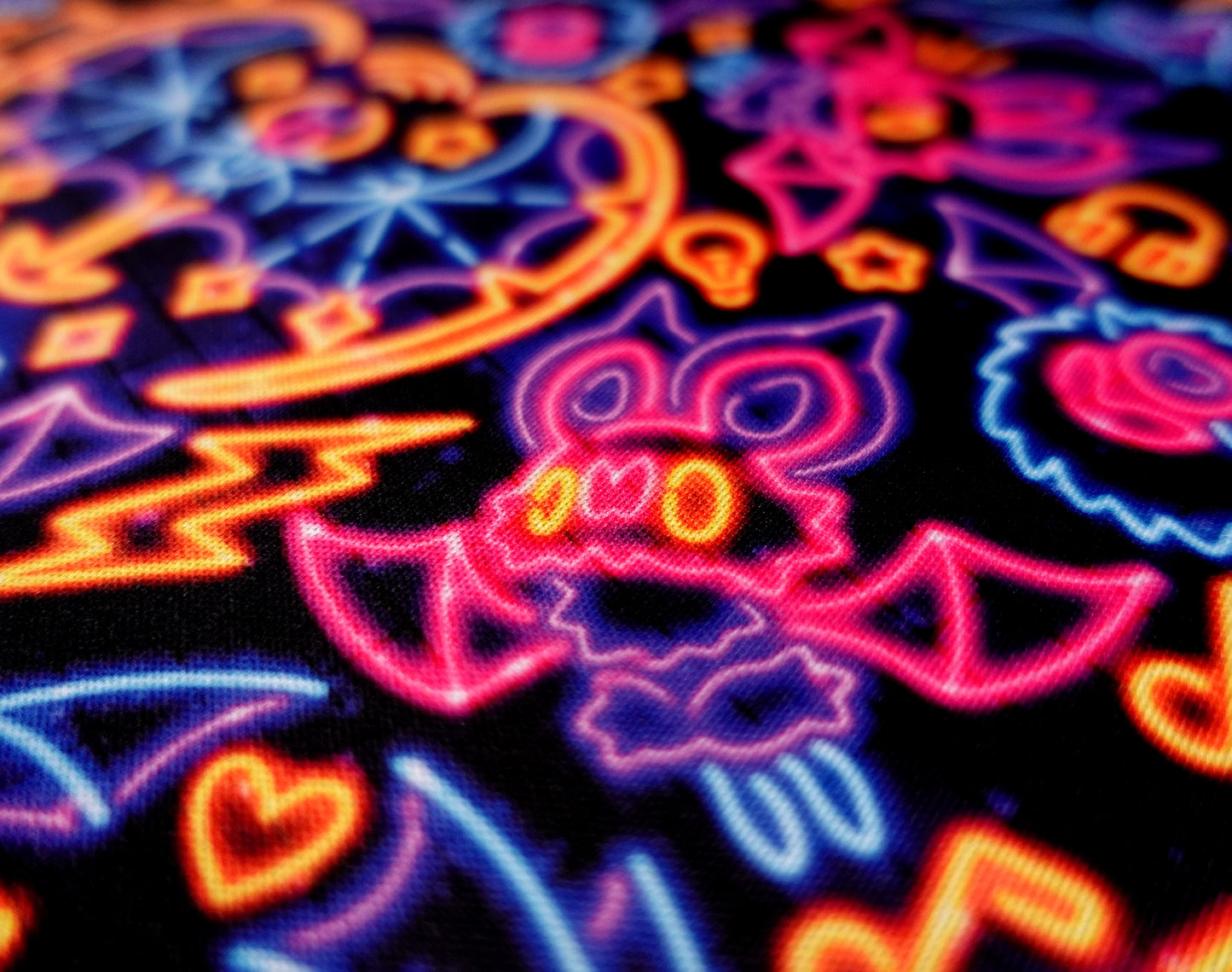 Neon Bats Mousepad