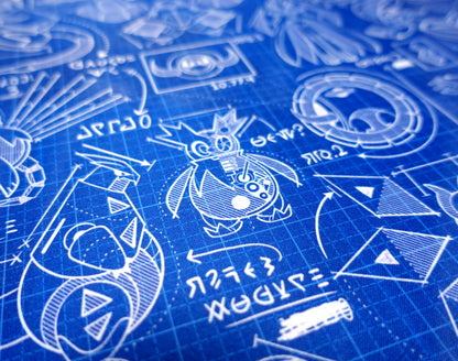 Paradox Blueprints Jumbo Desk Mat