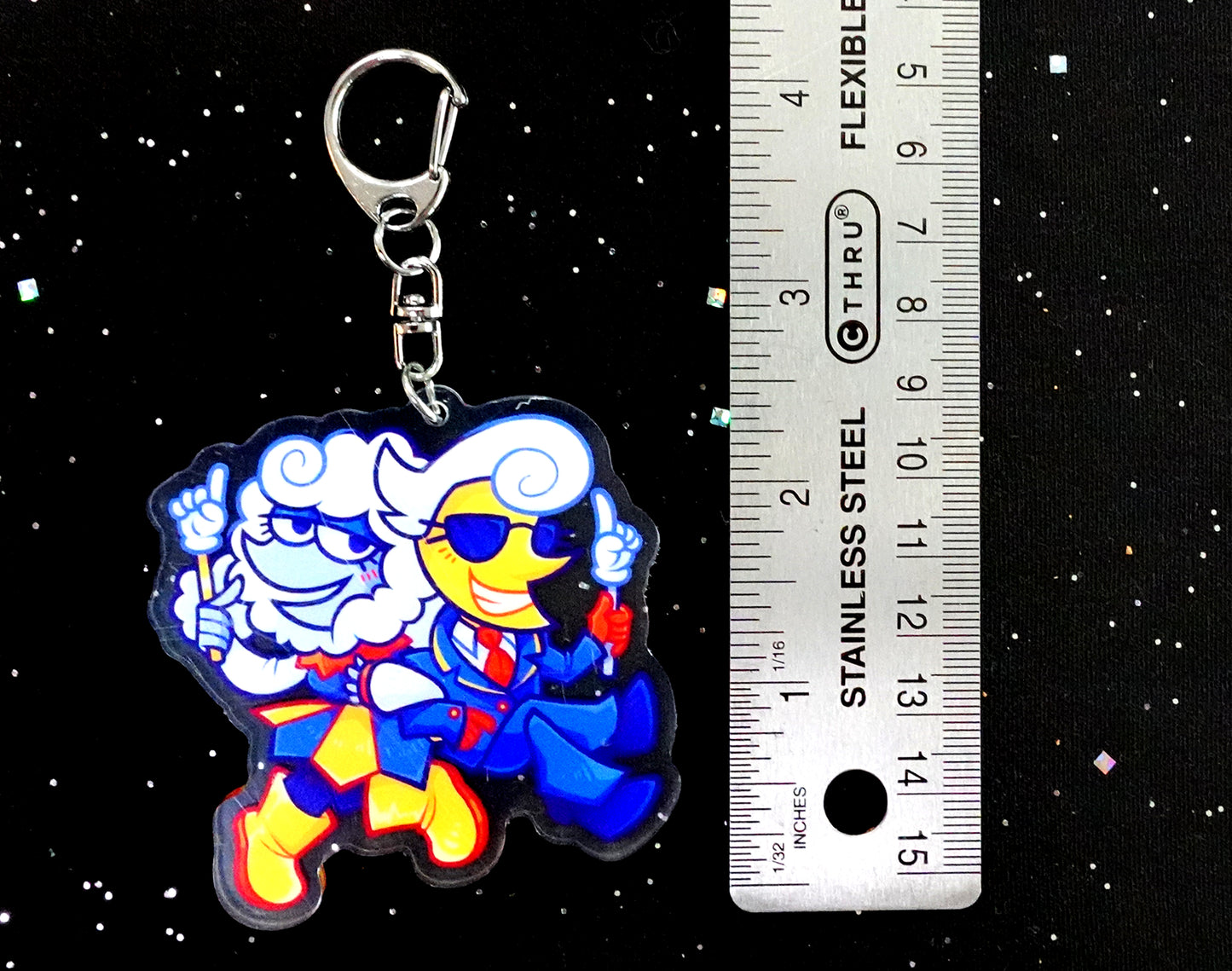 Lanino & Elnina 2.5" Acrylic Charm