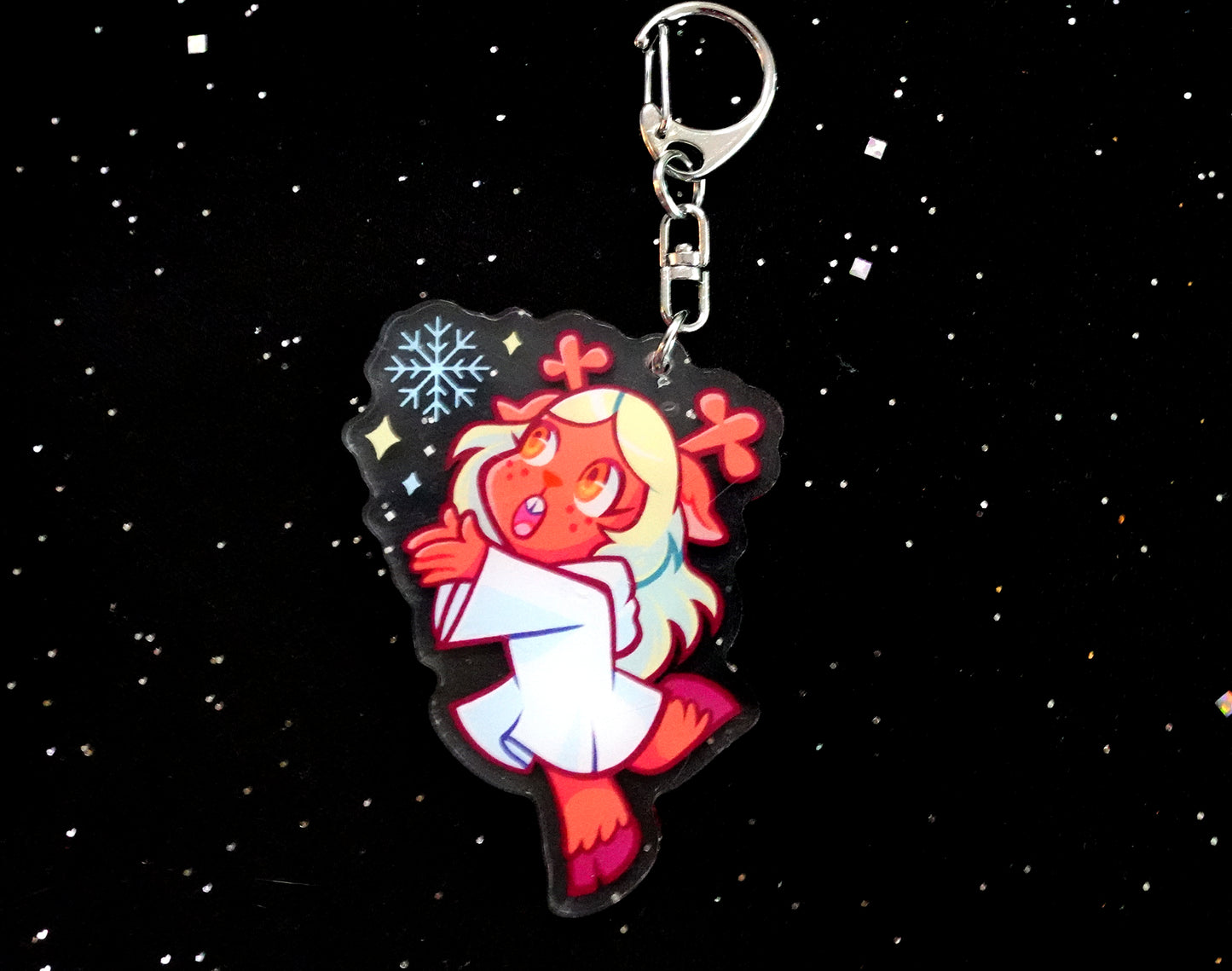 Noelle 2.5" Acrylic Charm