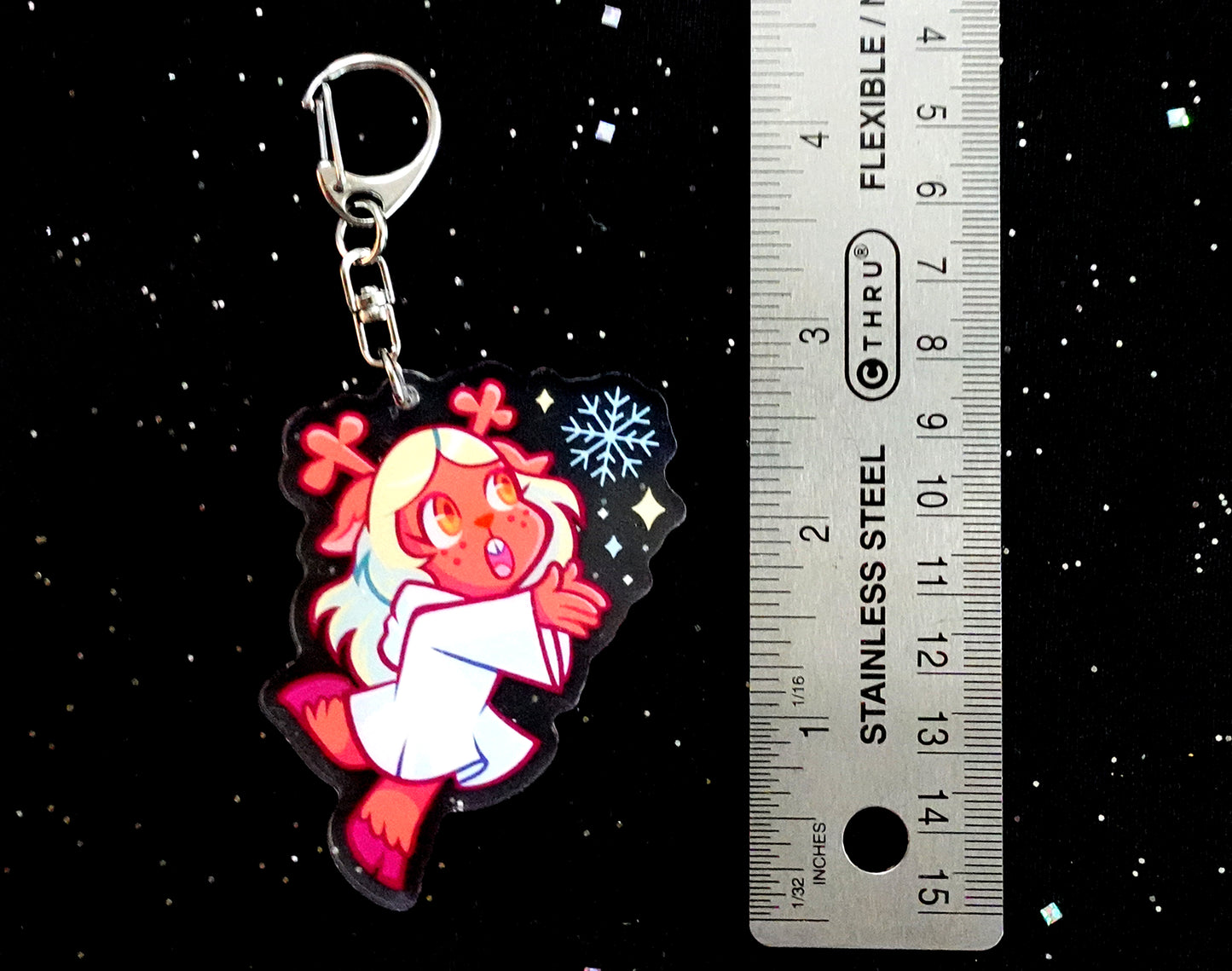 Noelle 2.5" Acrylic Charm