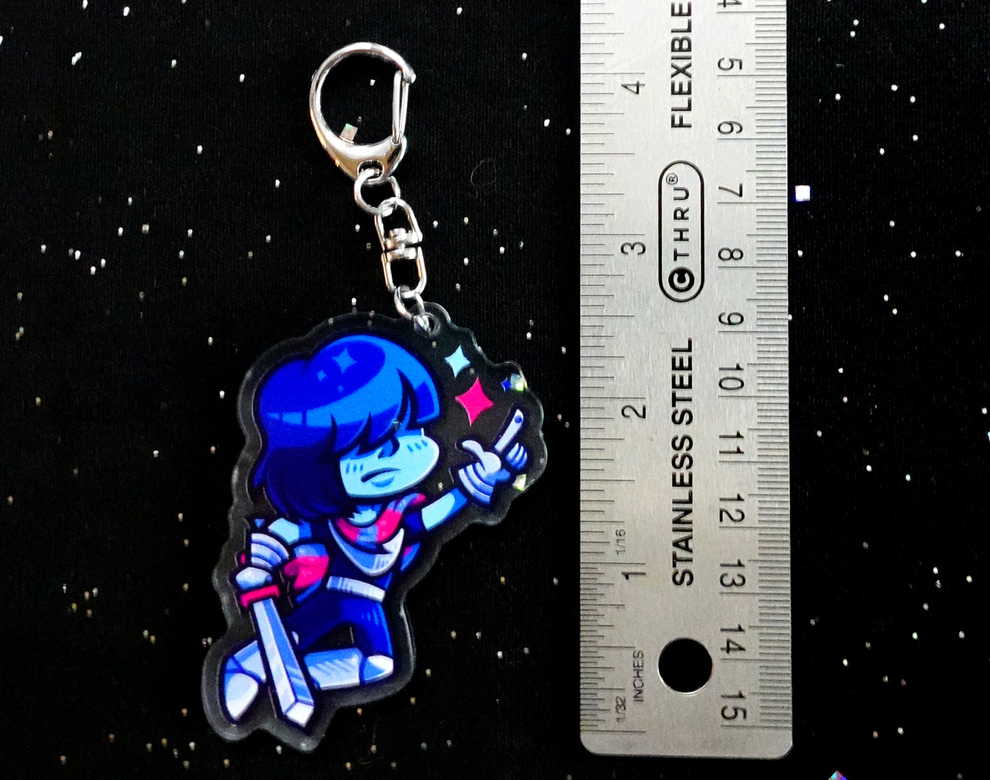 Kris 2.5" Acrylic Charm