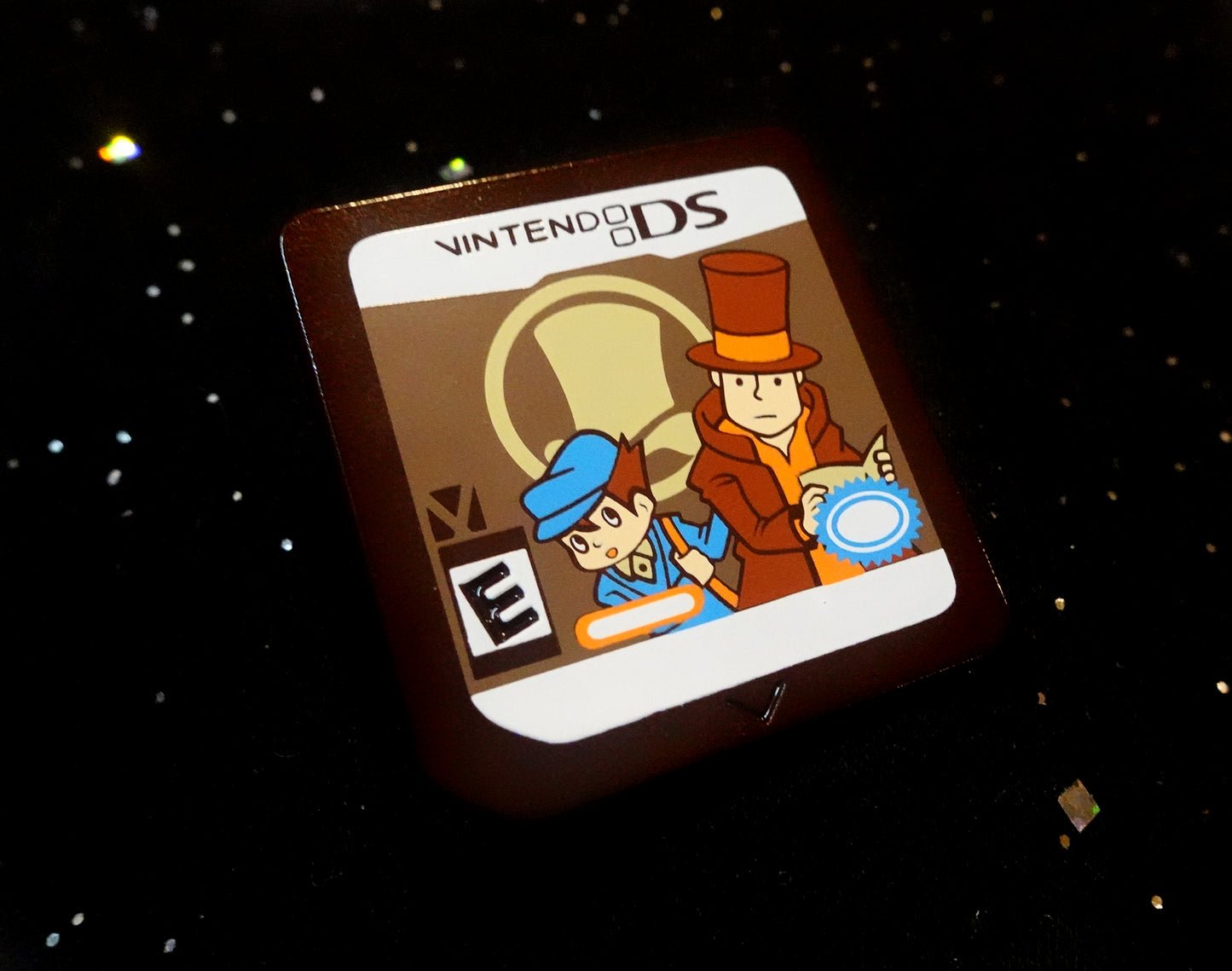 Professor Layton DS Dyed Enamel Pin
