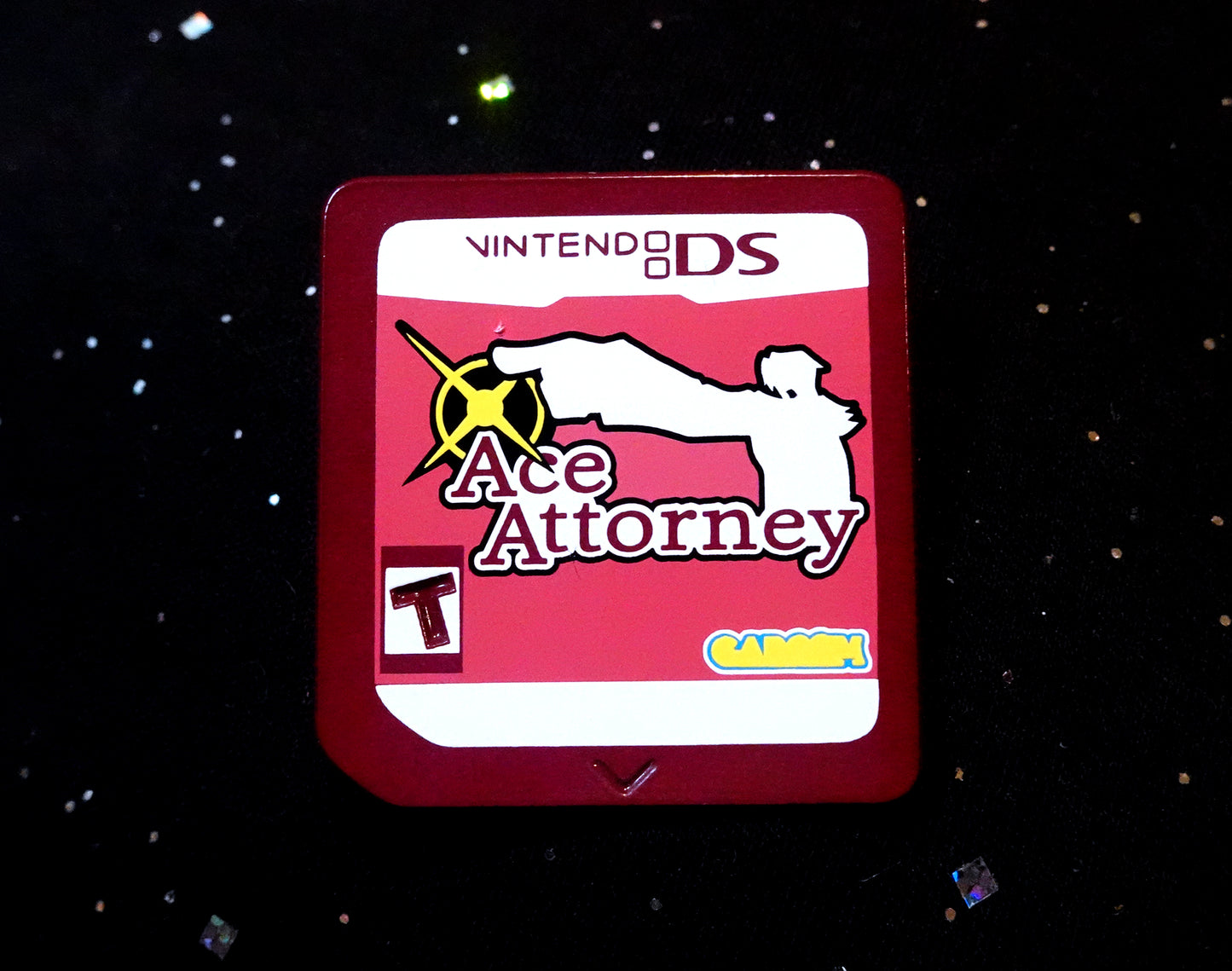 Ace Attorney (Miles) DS Dyed Enamel Pin